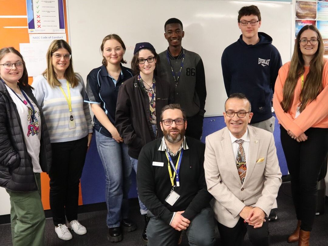 Tony Piccolo MP visits legal studies students in democracy project