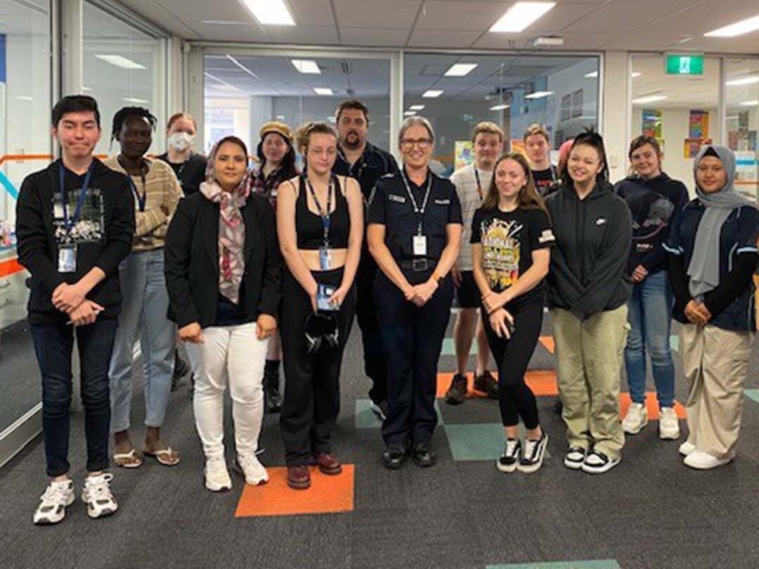 SAPOL inspires NASC students during BUZZ career presentations
